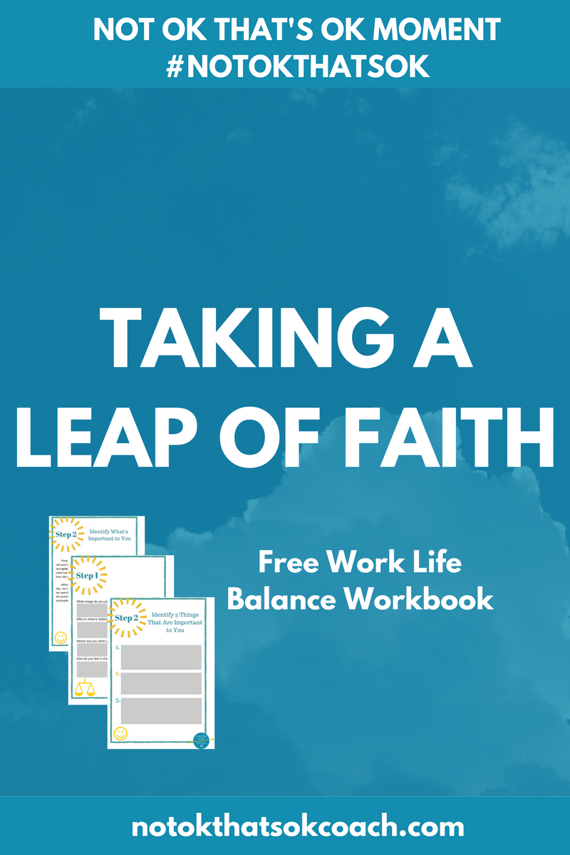 Taking a Leap of Faith